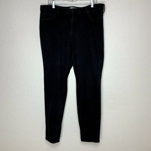 Vintage America Blues Boho Skinny black denim